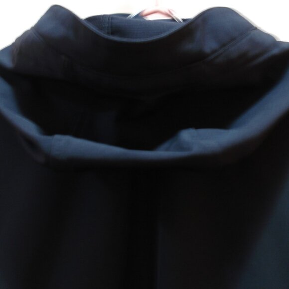 Tommy Hilfiger, Women's Mid-Length Trench Coat, Size 8, Dark Blue with Hood - Picture 7 of 13